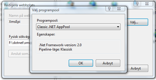 Select program pool