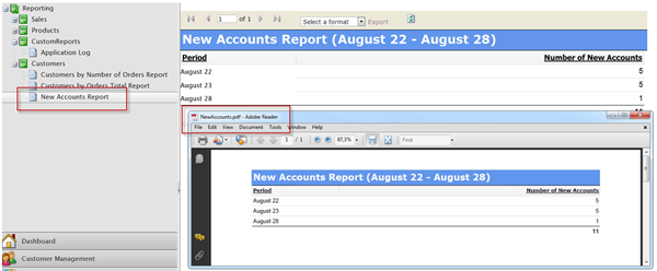 Executed Report
